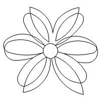 ribbon flower single